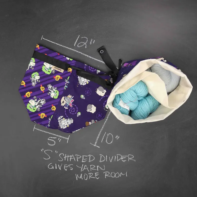 Twofer Project Bag in Beetlefloof
