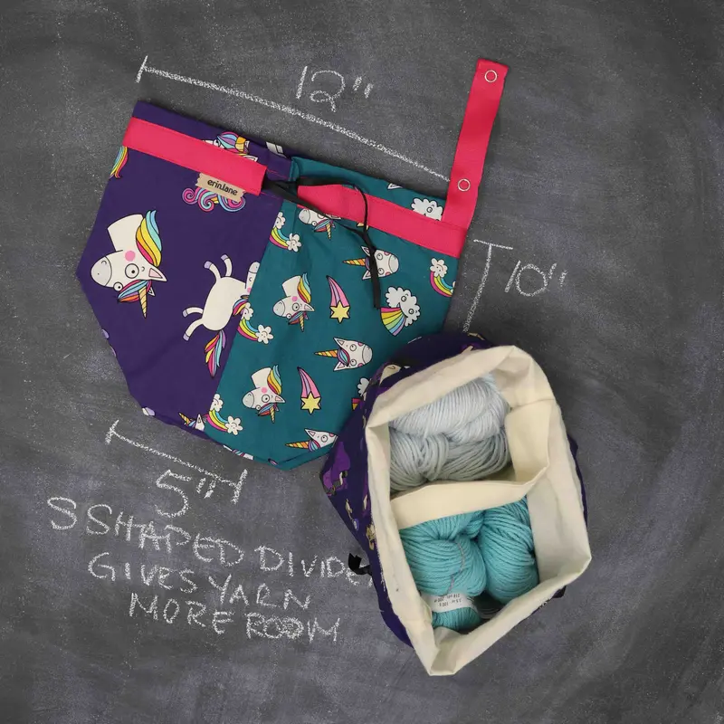 Twofer Project Bag in Candy Mountain