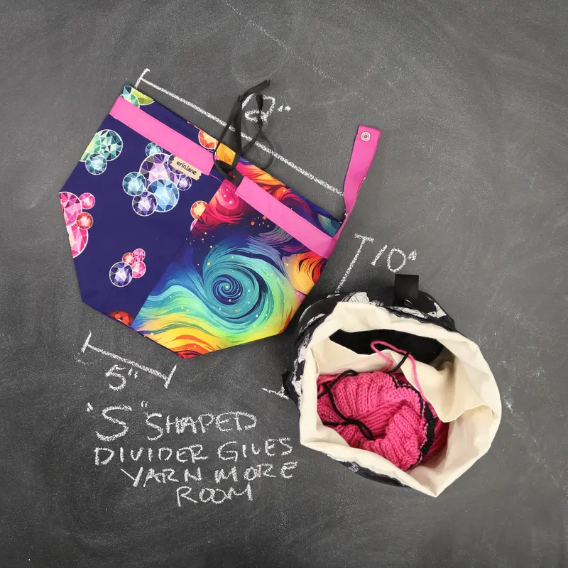Twofer Project Bag in Celestial Lights