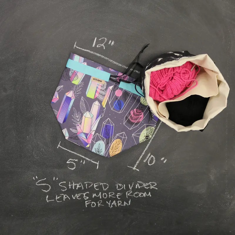 Twofer Project Bag in Crystal Magic