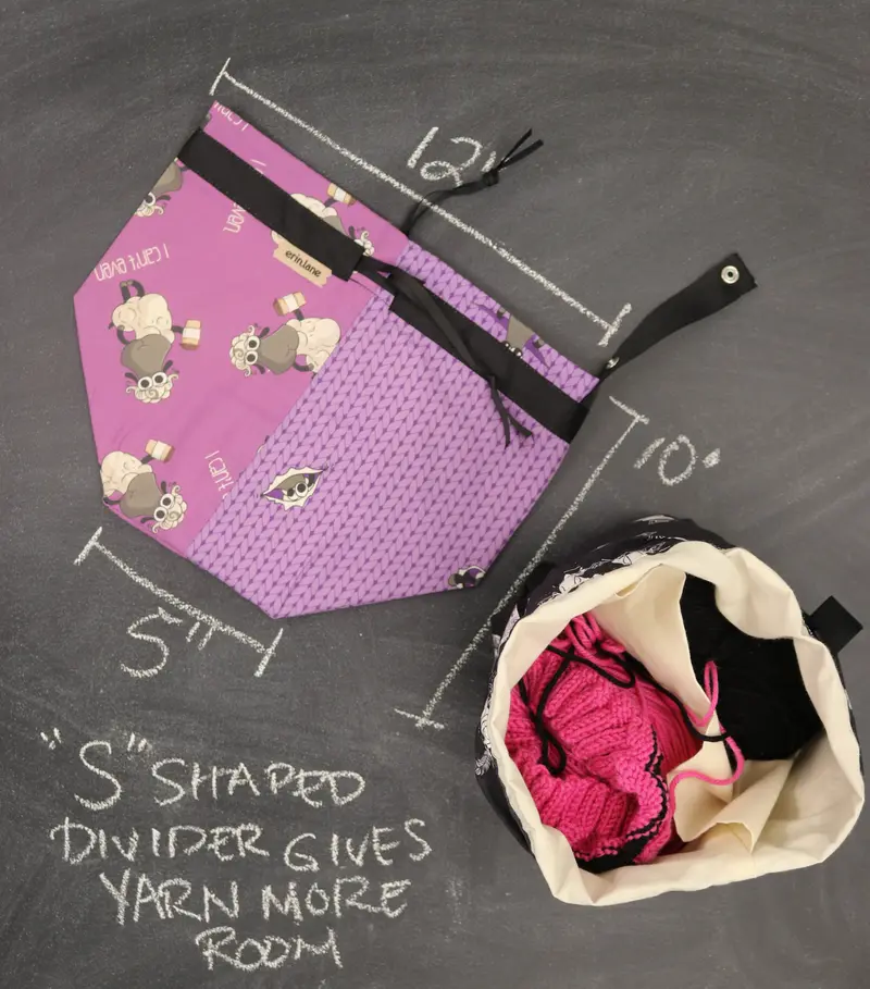 Twofer Project Bag in Demi "I Can't Even"