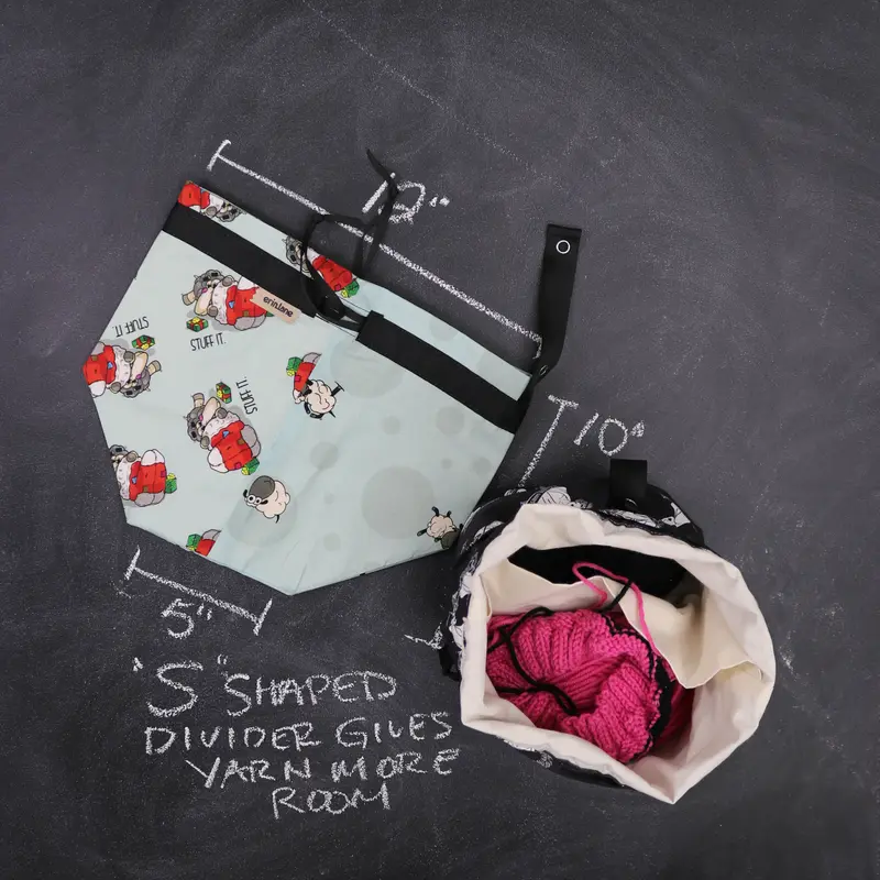 Twofer Project Bag in Larry "Stuff It"