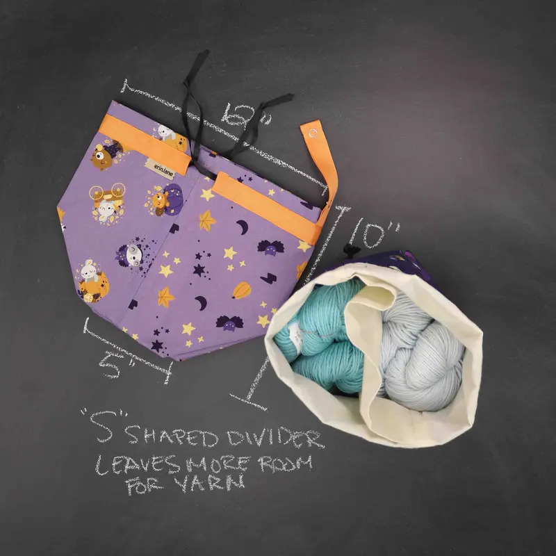 Twofer Project Bag in Starry Eyes