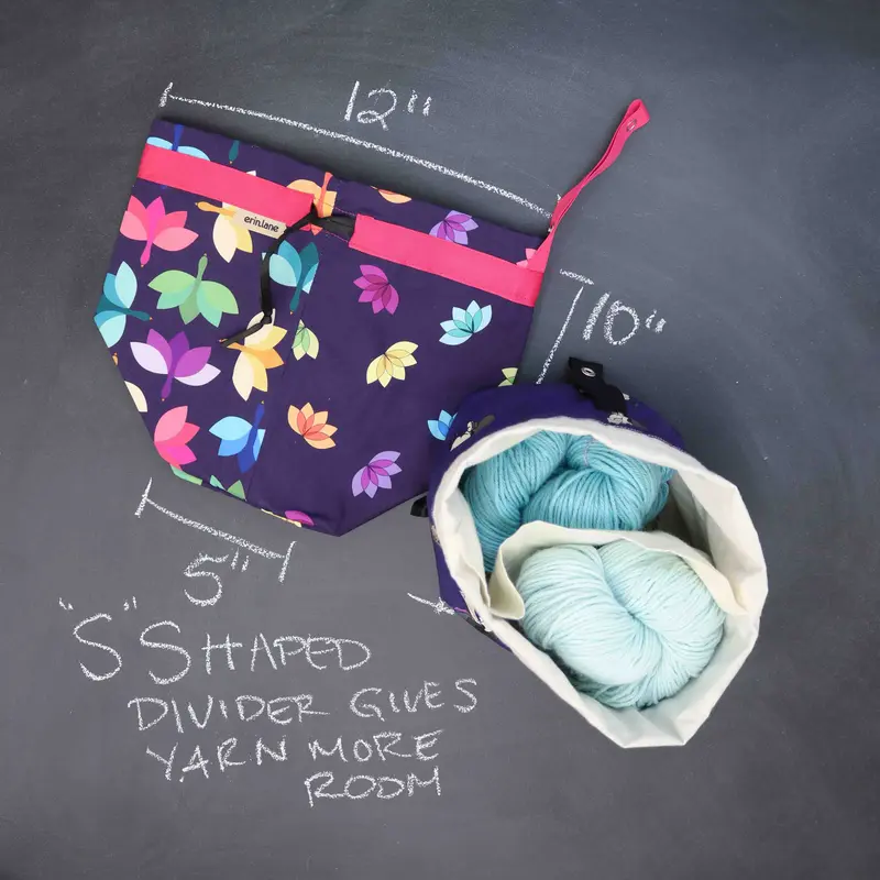 Twofer Project Bag in With Flying Colors