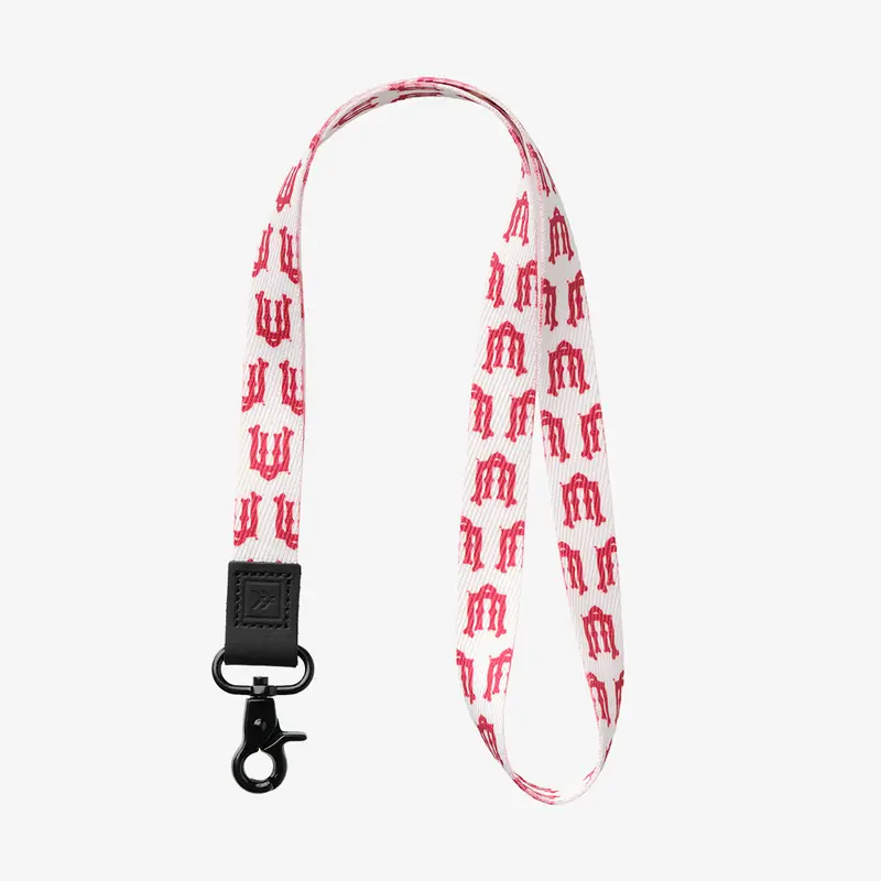 UofU Interlocking White - Neck Lanyard