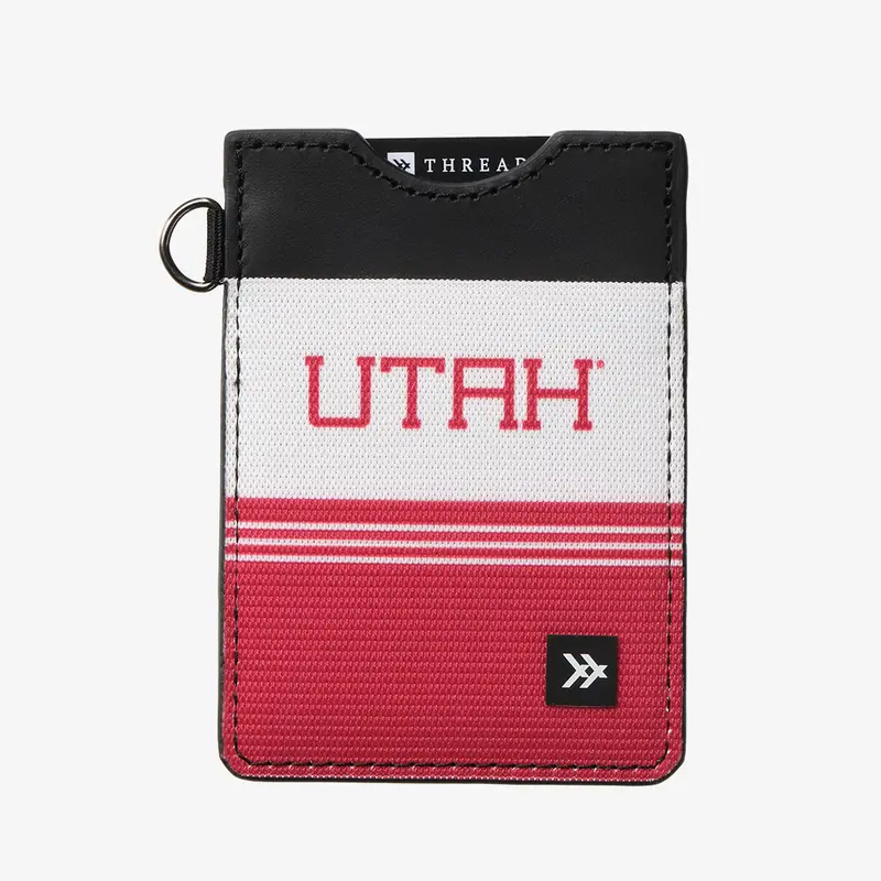 UofU Utah - Vertical Leather Wallet
