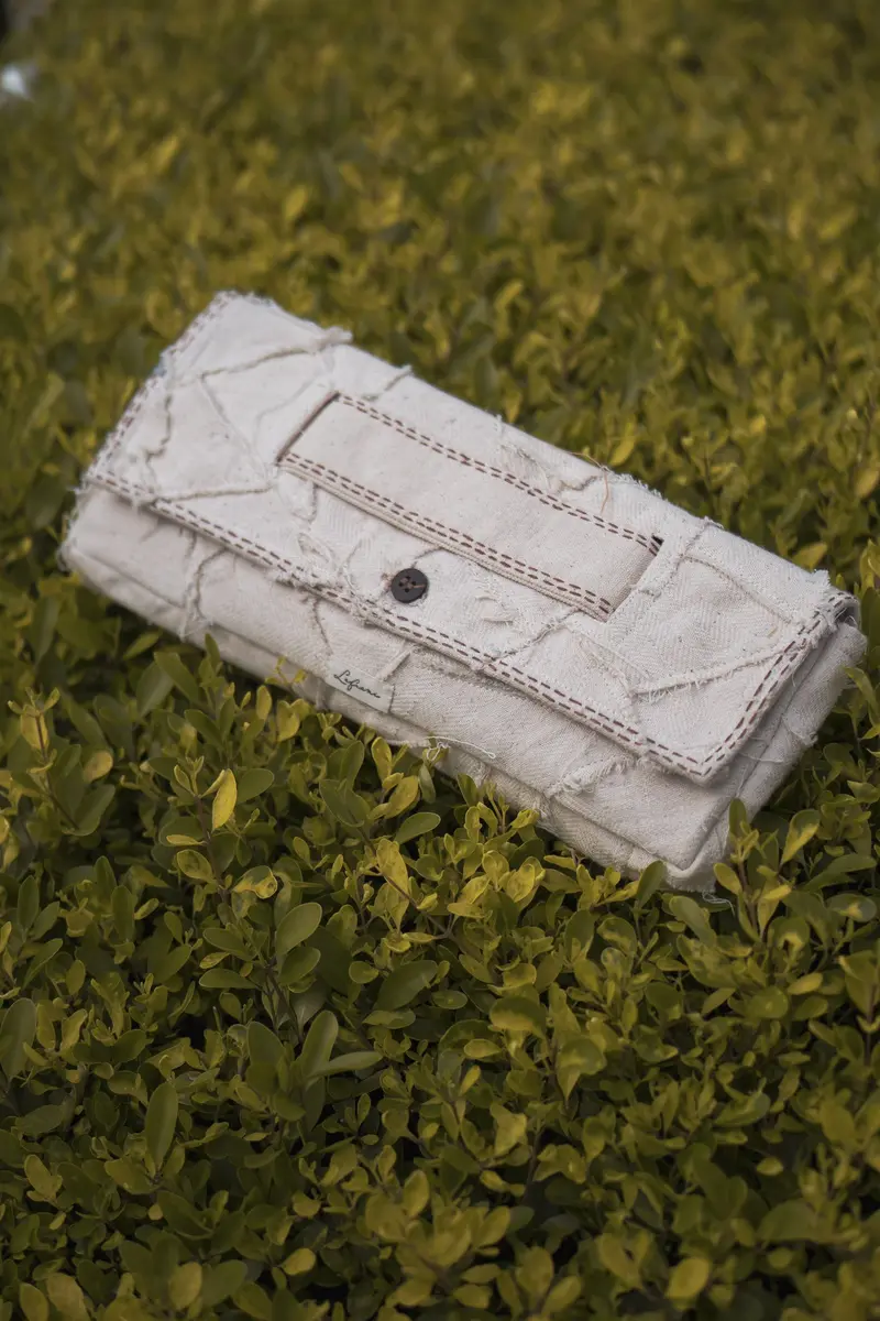 Upcycled Envelope Clutch