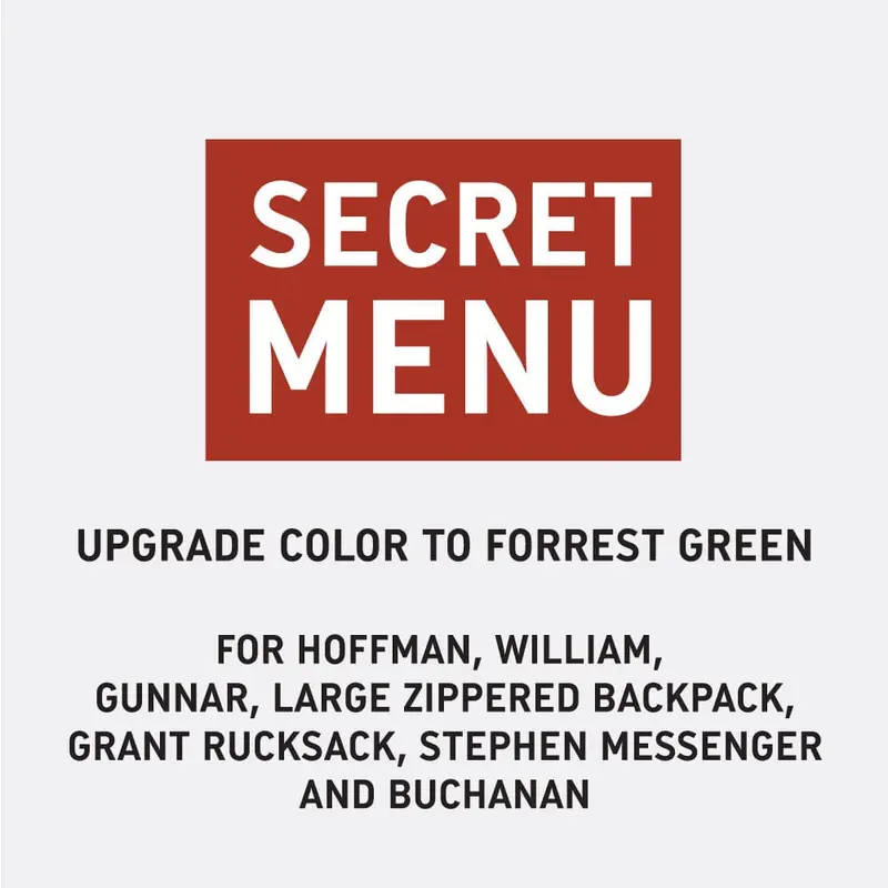 UPGRADE TO FOREST GREEN - LARGE
