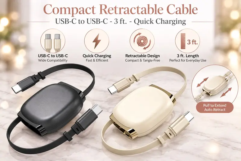 USB-C Retractable Cable - PREORDER