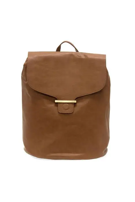 Vegan Leather Rhetta Backpack - Tan