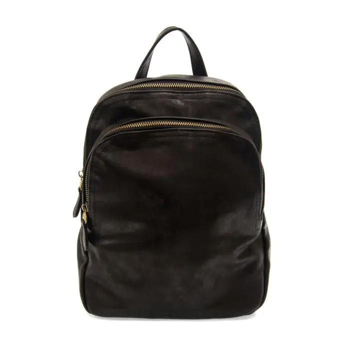 Vegan Leather Soft Top-Grain Frankie Small Backpack