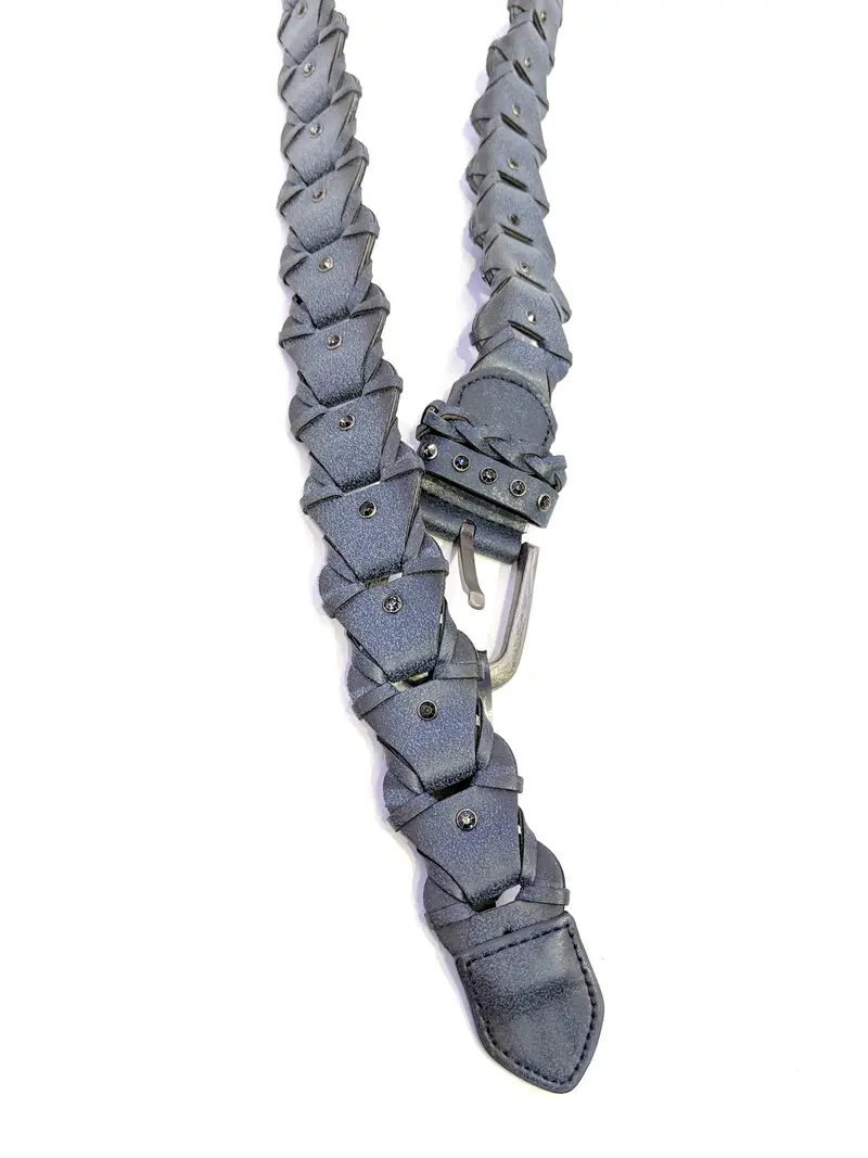 Vegan navy belt