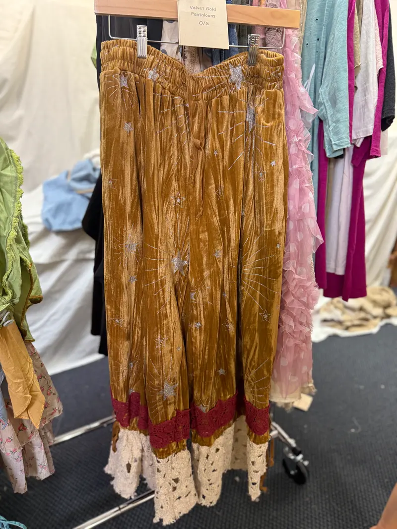 Velvet Gold Pantaloons
