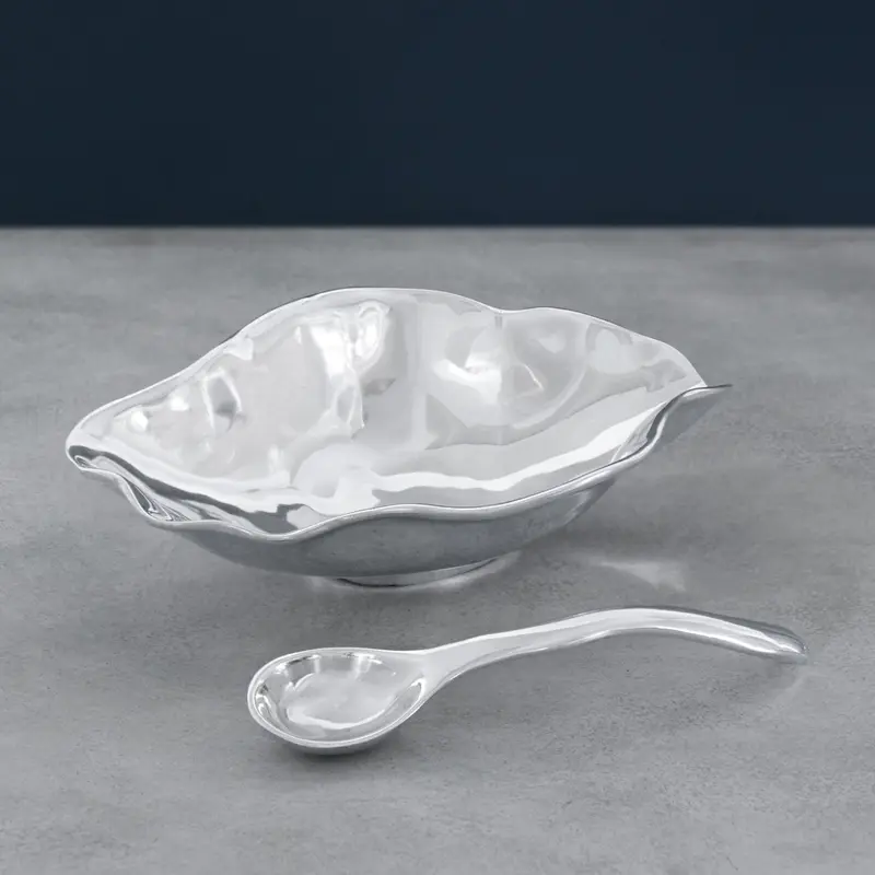 Vento Claire Medium Bowl with Spoon