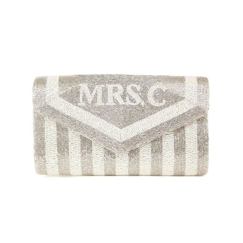 Vertical Stripes Mrs. Clutch