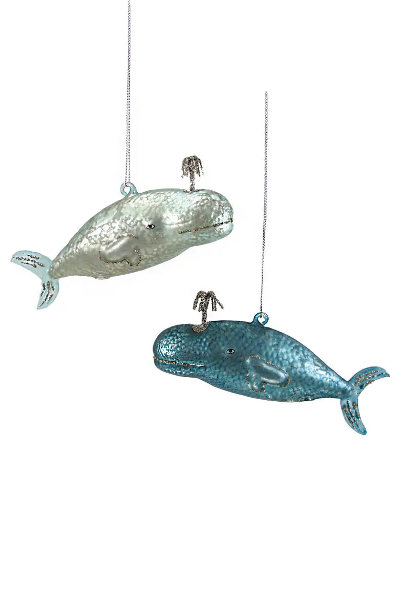 Victorian Whale Ornaments