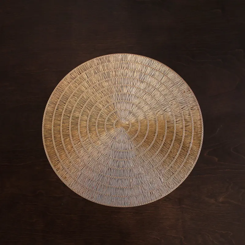Vida Basketweave 15-Inch Round Placemat