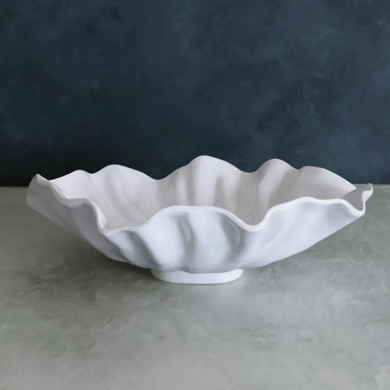 Vida Bloom White Large Bowl