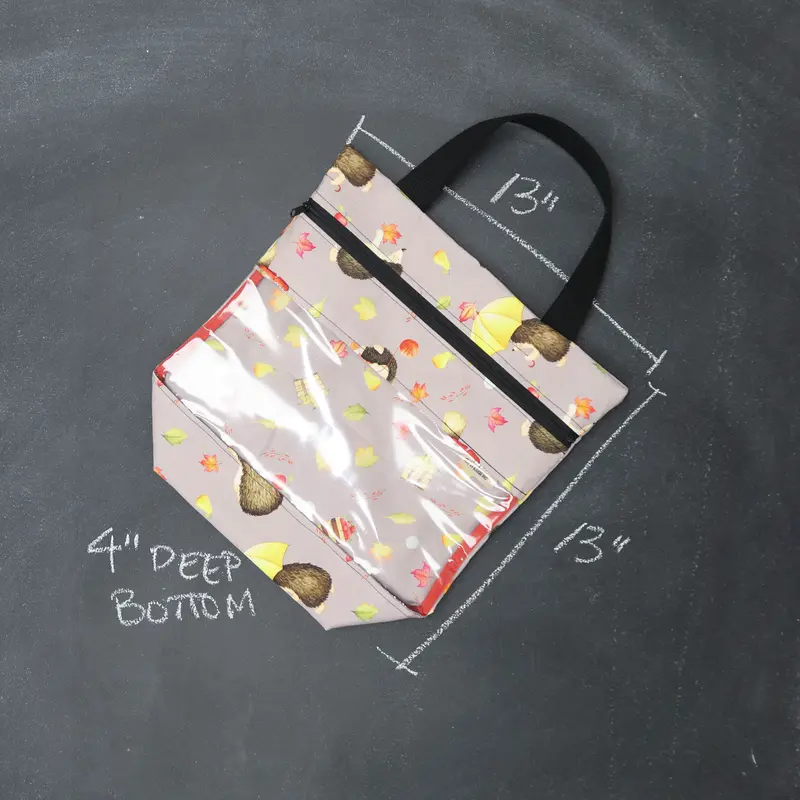 View Ewe Project Tote Bag in Hedgehog Orchard