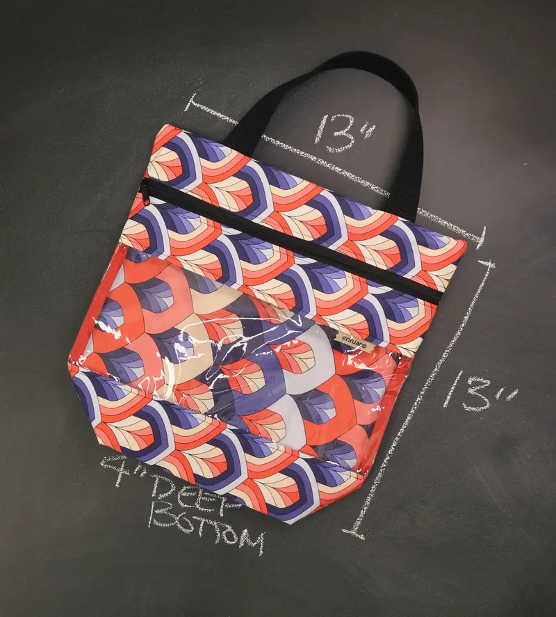View Ewe Tote Bag in Firelight at the Speakeasy