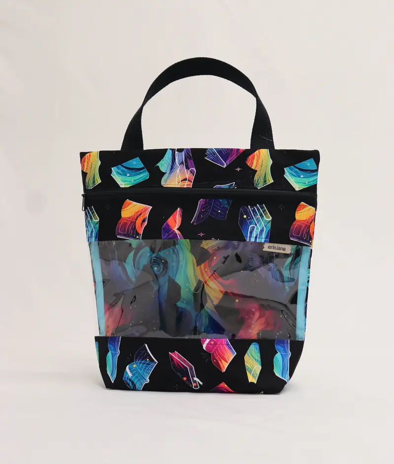 View Ewe Tote Bag in Ink and Ether