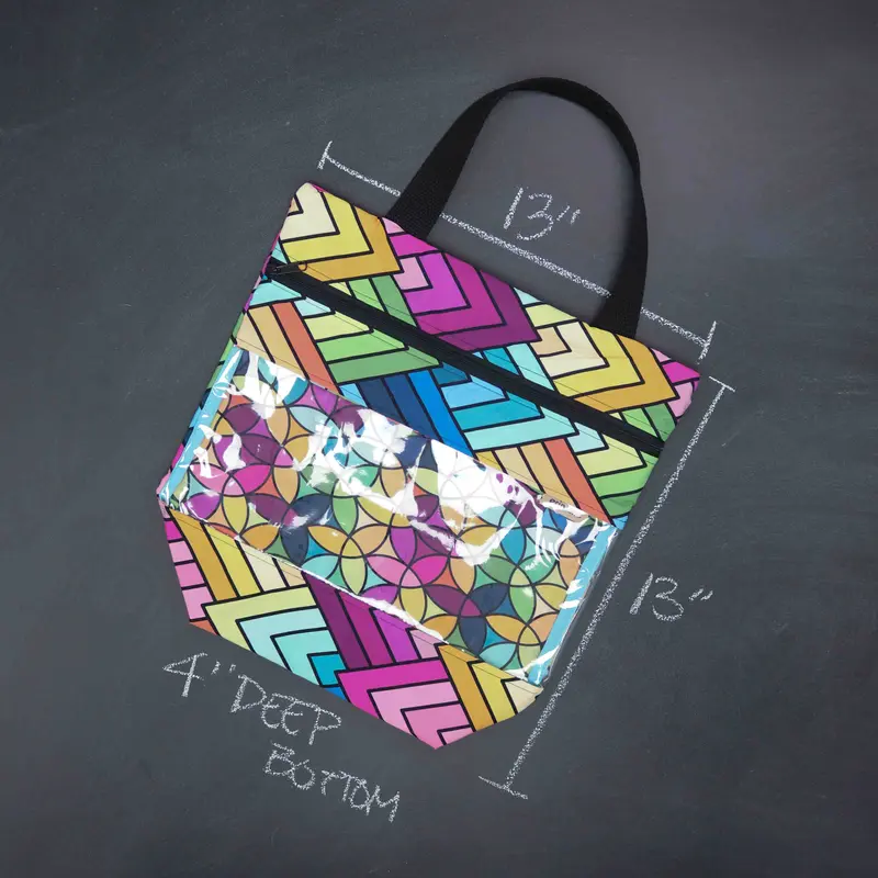 View Ewe Tote Bag in Rainbow Connection