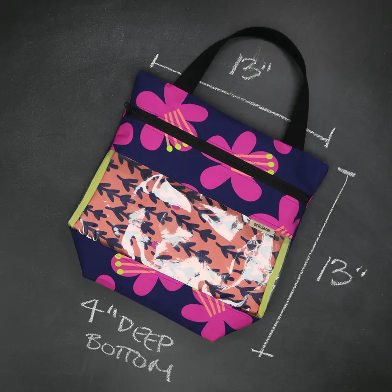 View Ewe Tote in Midnight Swim
