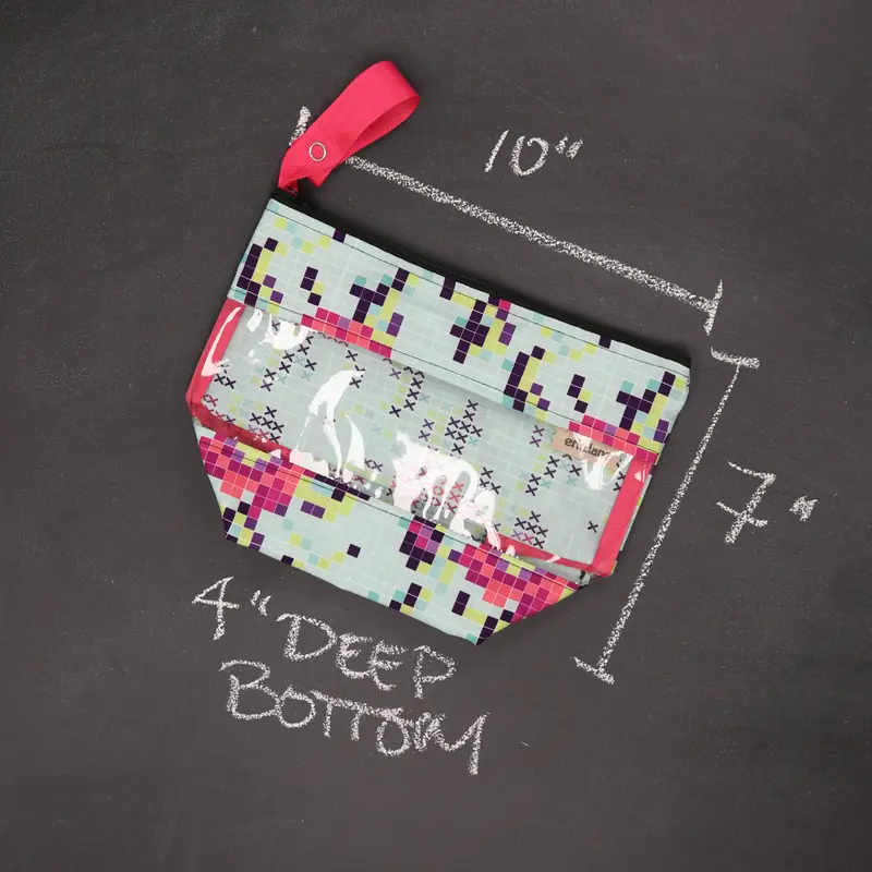 Viewfinder Project Bag in 8 BIt Bloom