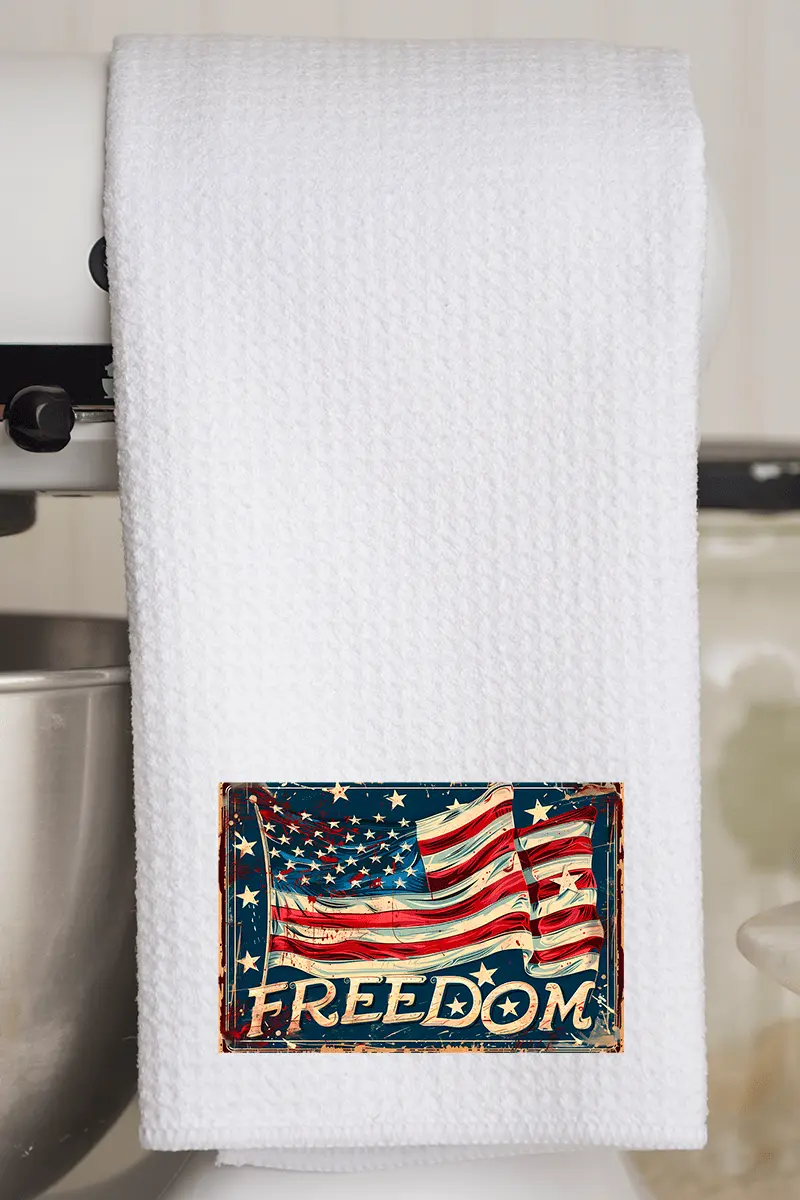 Vintage Valor Waffle Kitchen Towel