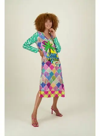 Violet Artisan T-Dress