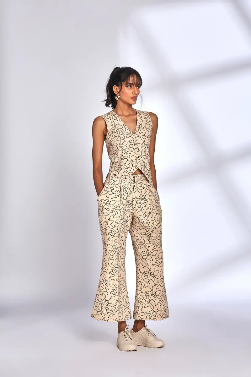 Waistcoat Style Co-Ord Set