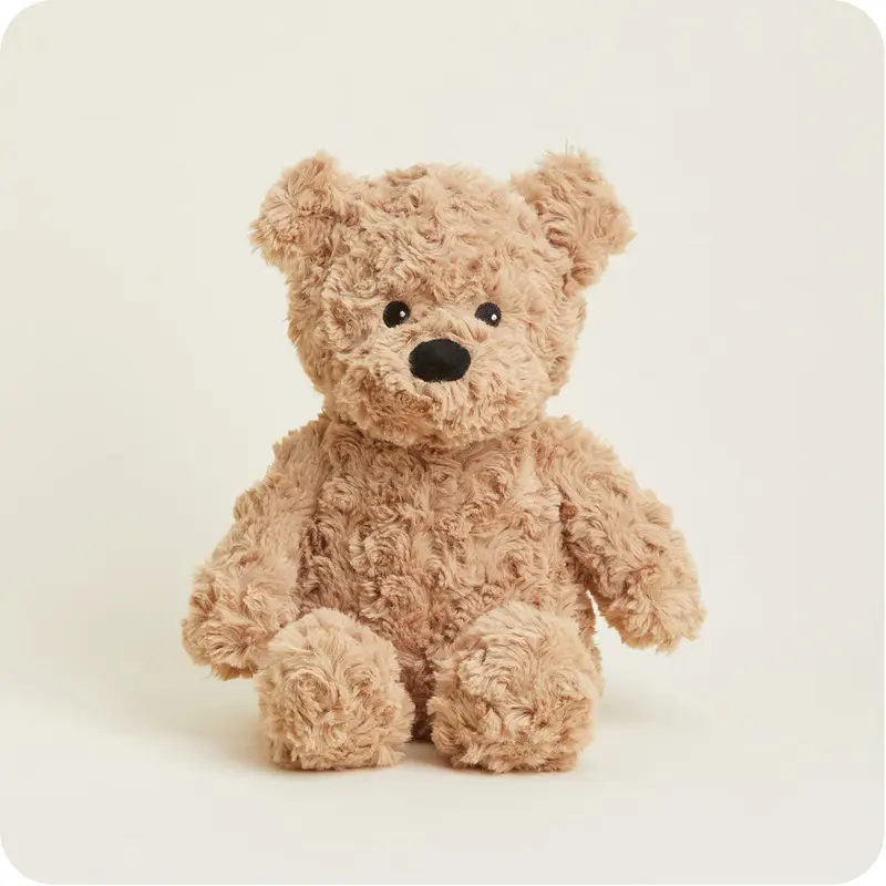 Warmies Brown Curly Bear World Tour