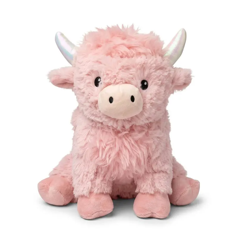 Warmies Pink Highland Cow