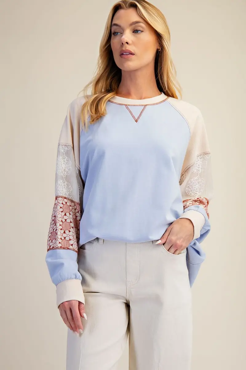 Washed Terry Pullover - FINAL SALE