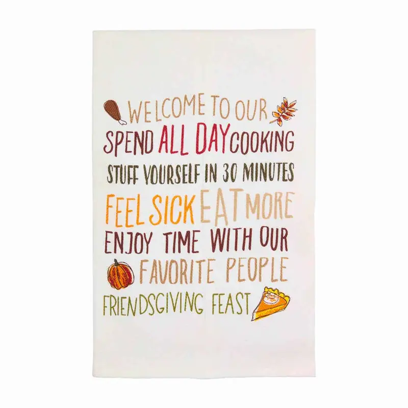 Welcome Friendsgiving Towel by Mudpie