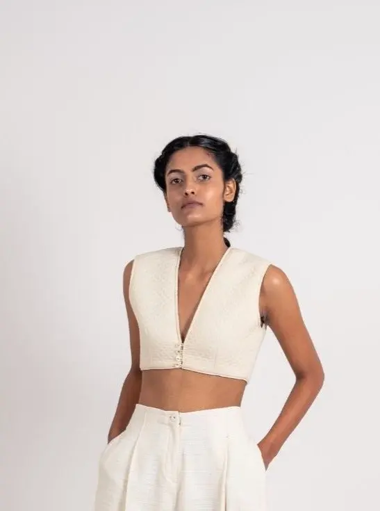 White Crop Top