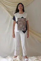 White Embroidered Cotton Complete Set