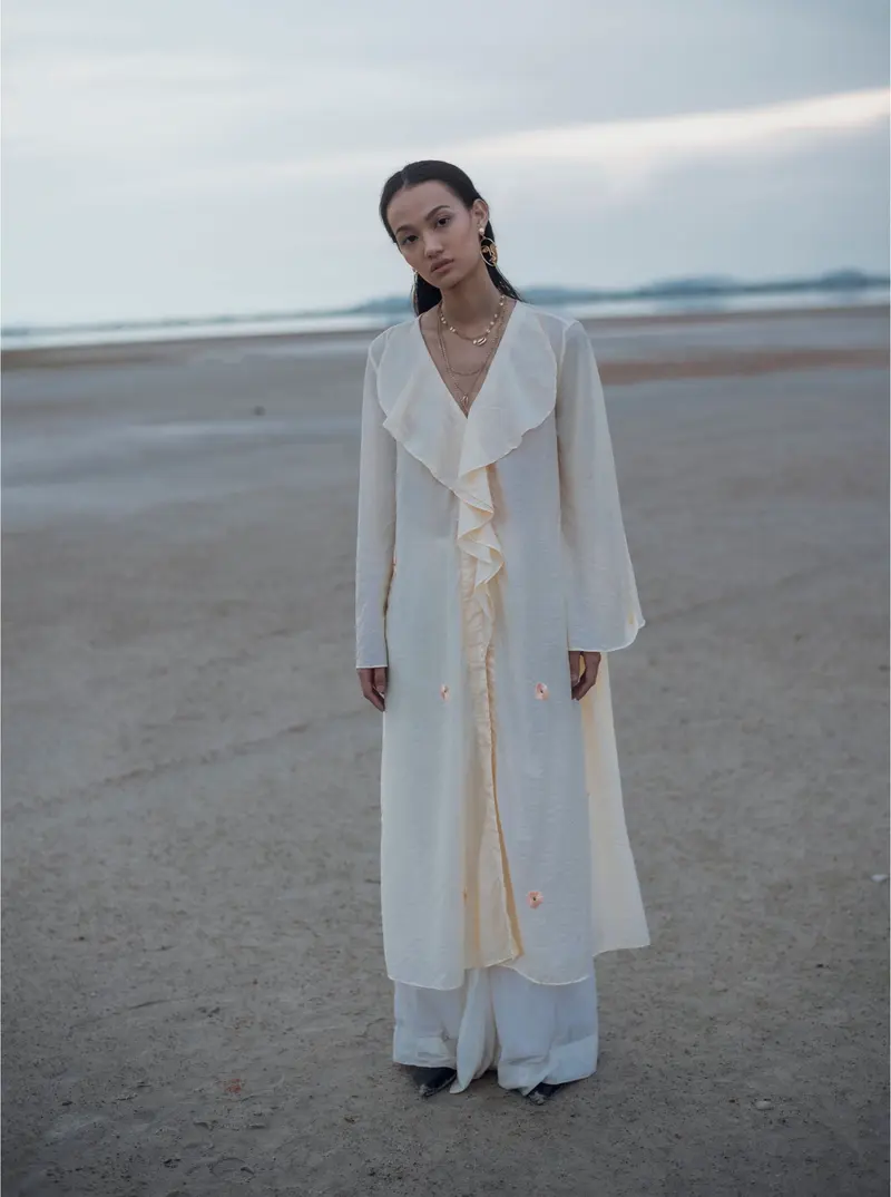 White Embroidered Shirt