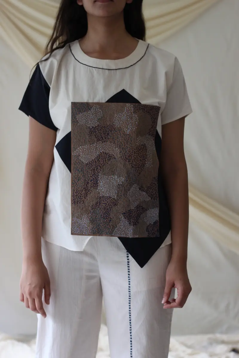 White Embroidered T-Shirt
