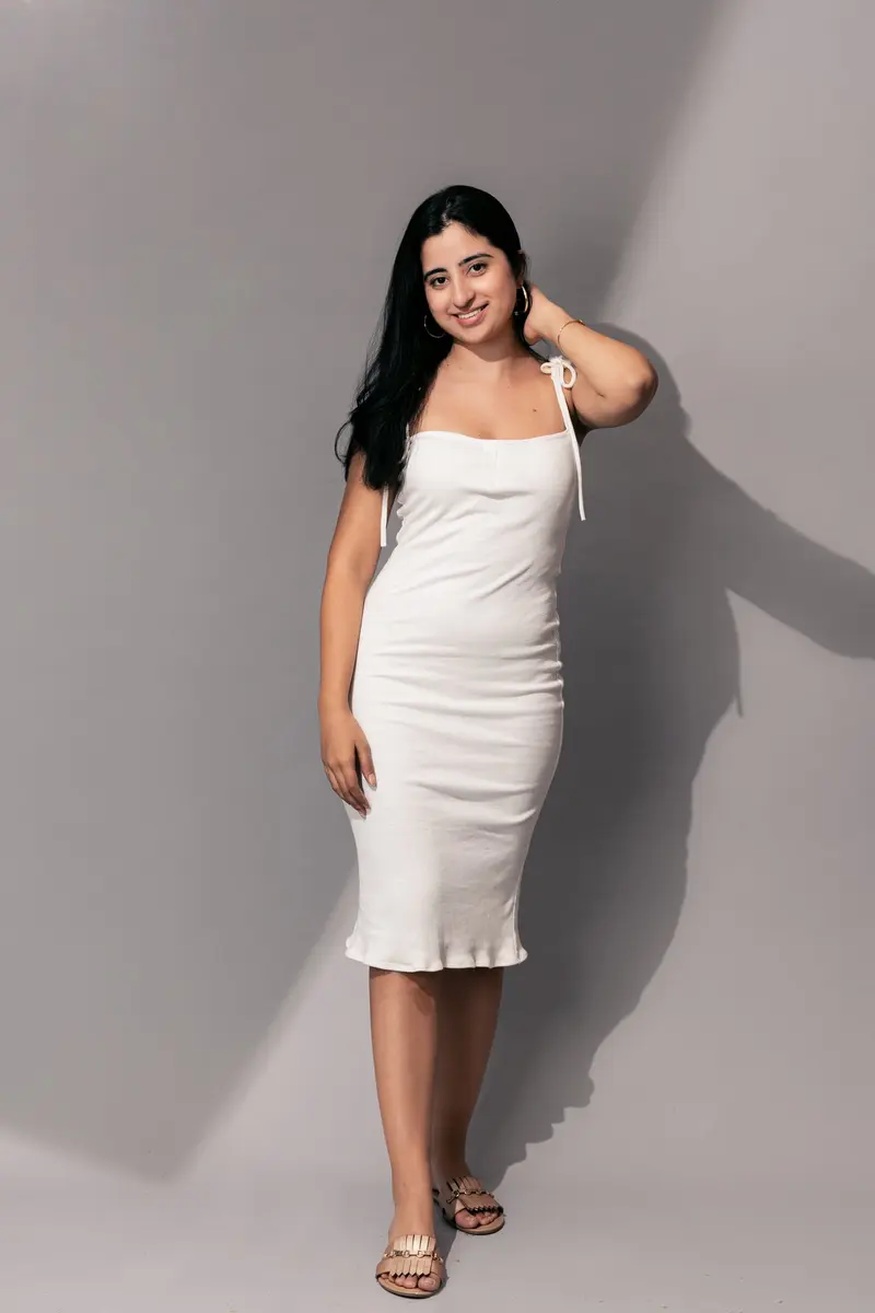 White Midi Dress