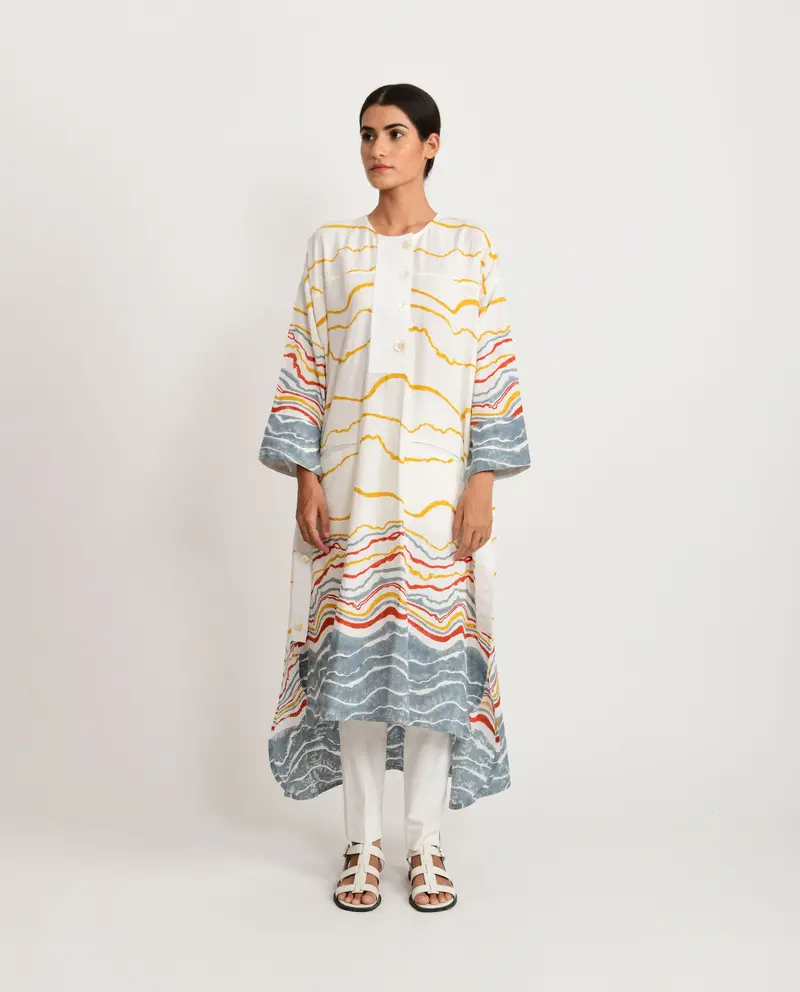 White Printed Co-ord Set