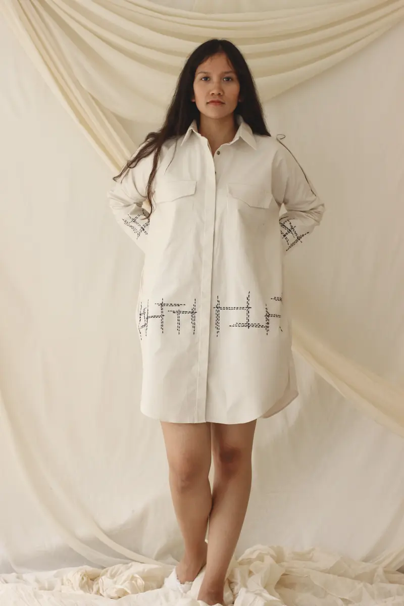 White Shirt Dress