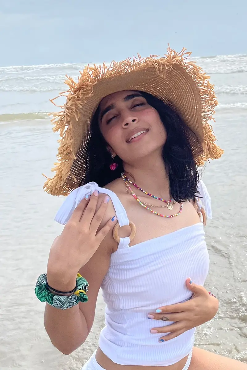 White Sleeveless Top