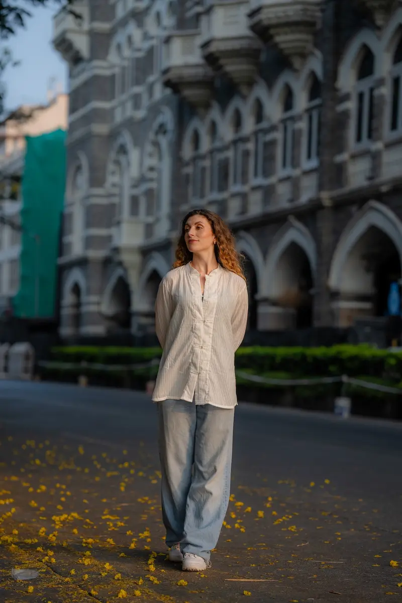 White Textured Handwoven Shirt