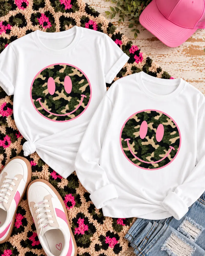Wild Side Smiley Tee, Longsleeve, or Sweatshirt