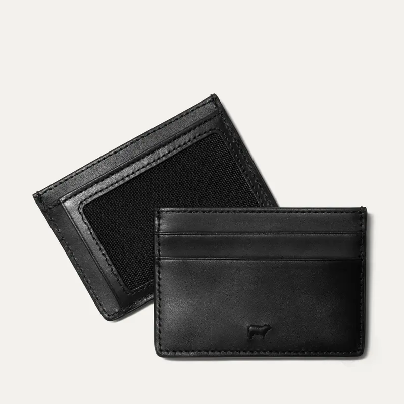 Will Leather Goods Card Case Noir