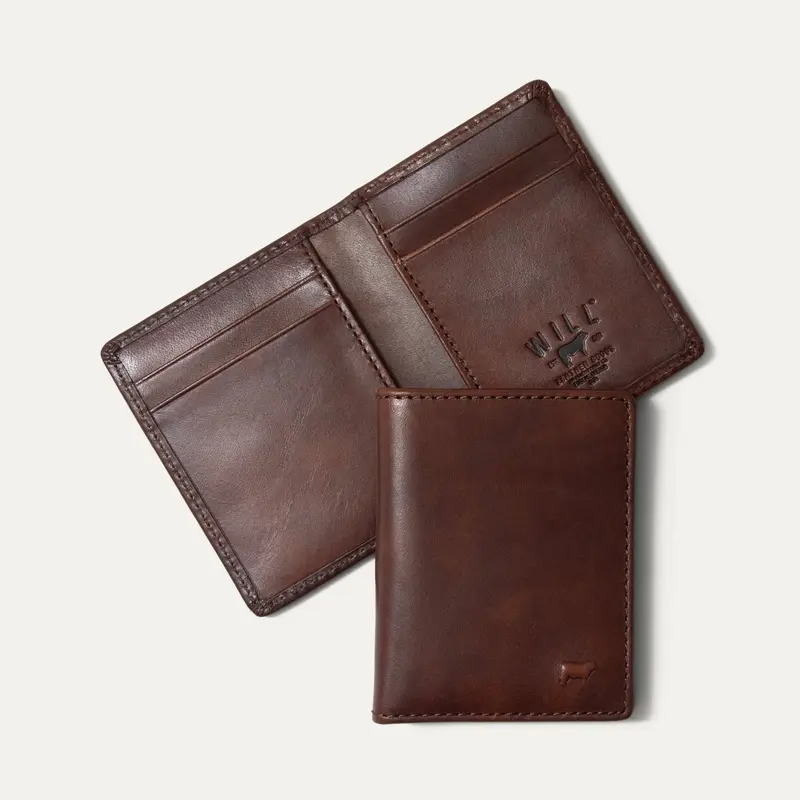 Will Leather Goods Front Pocket Wallet Noir