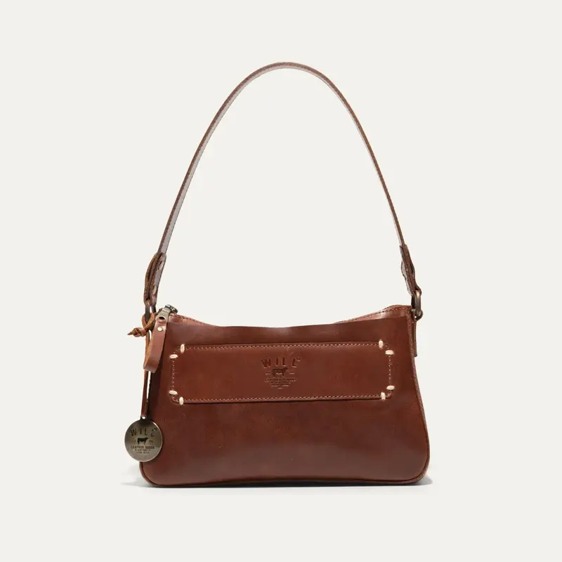 Will Leather Goods Simple Mini Top Zip Shoulder