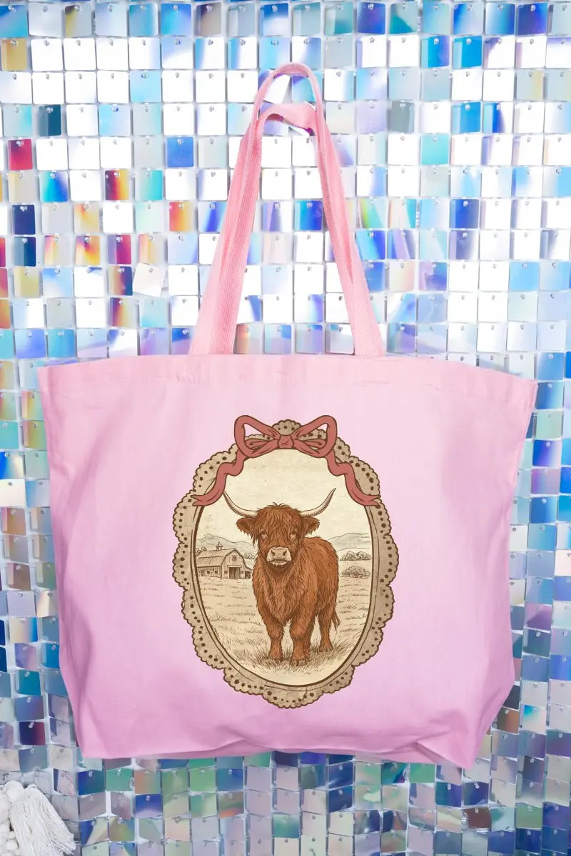 Willow And Wool Canvas Jumbo Tote