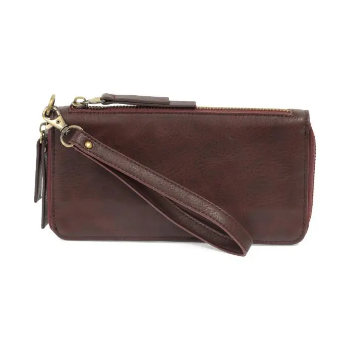 Wine - Vegan Leather Chloe Zip Wallet